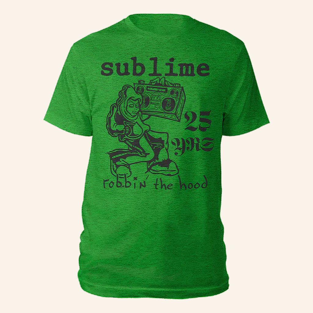 Sublime Merch Robbin The Hood T-Shirt Good Gifts For Boyfriend