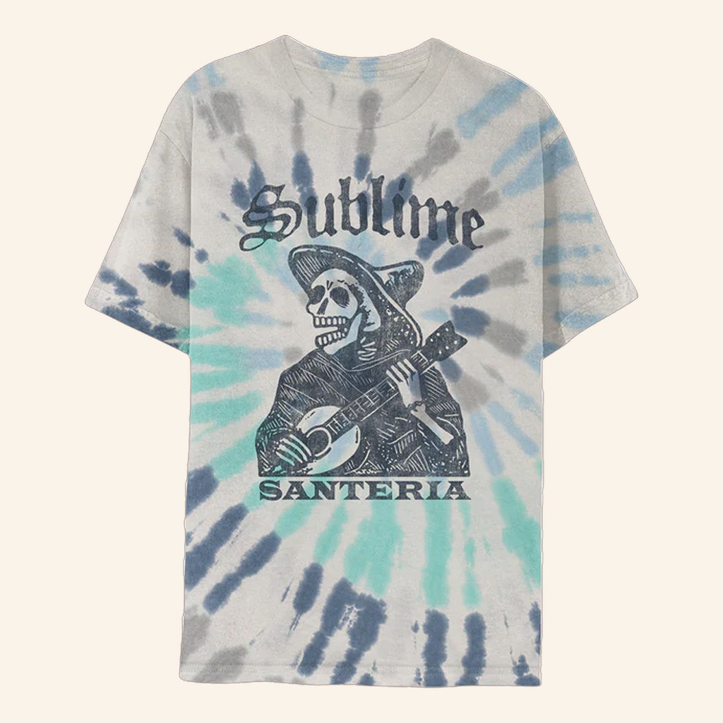 Sublime Merch Santeria Tie Dye T-Shirt Good Gifts For Brother