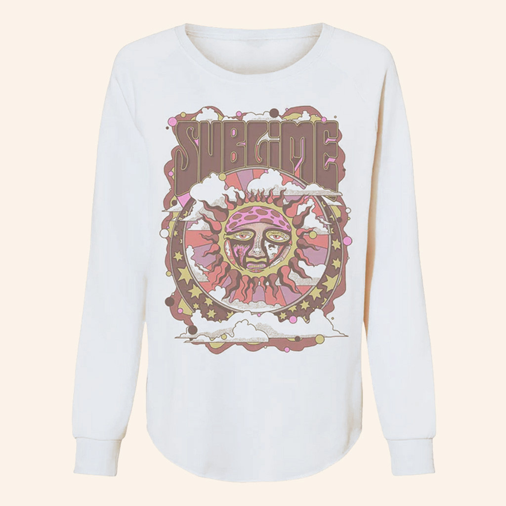 Sublime Merch Trippy Sun Long Sleeve T-Shirt Gift Ideas For Girlfriend Sublime Merch Trippy Sun Long Sleeve T-Shirt Gift Ideas For Girlfriend