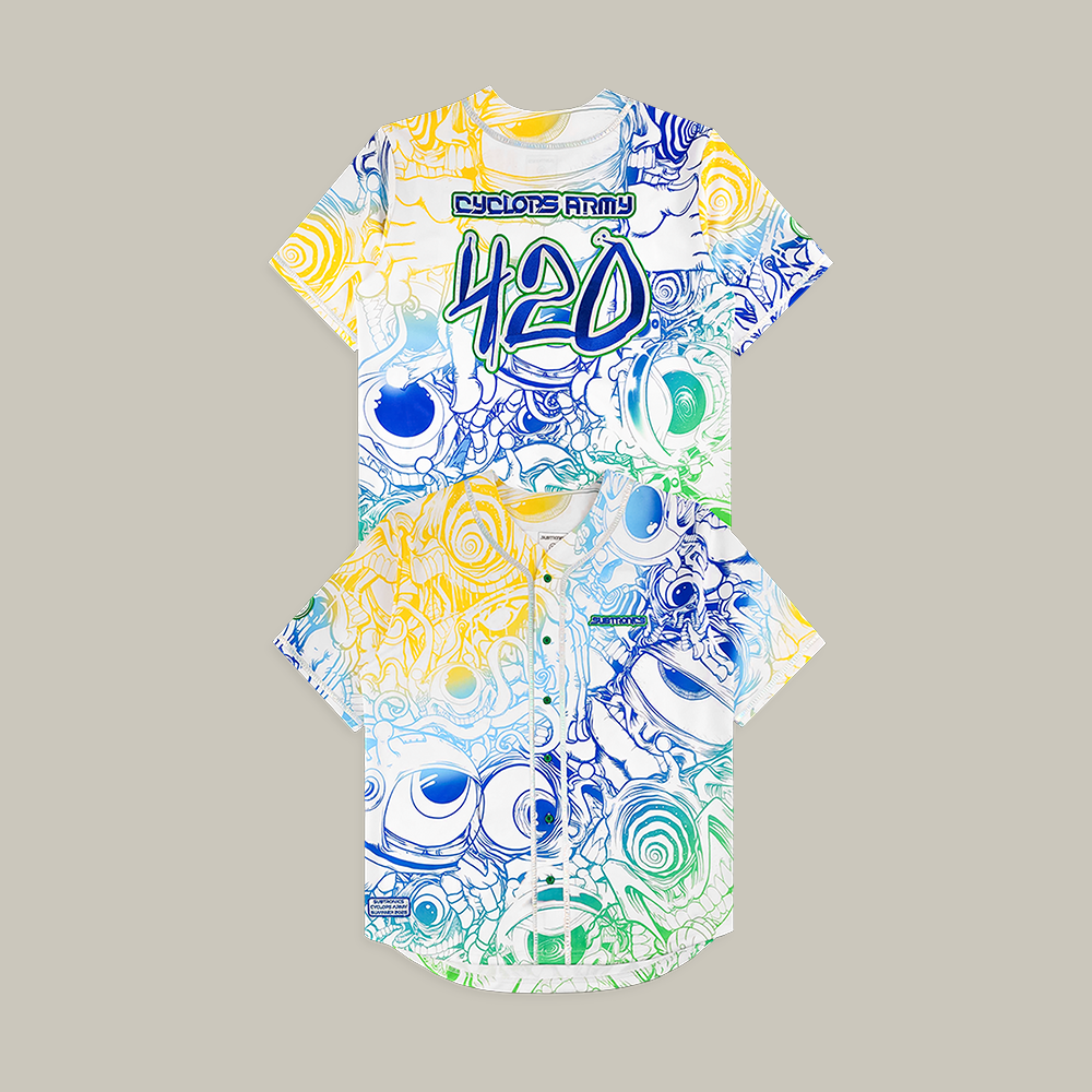 Subtronics Cyclops Army 420 Baseball Jersey Subtronics Clothes Gift Ideas For Fans