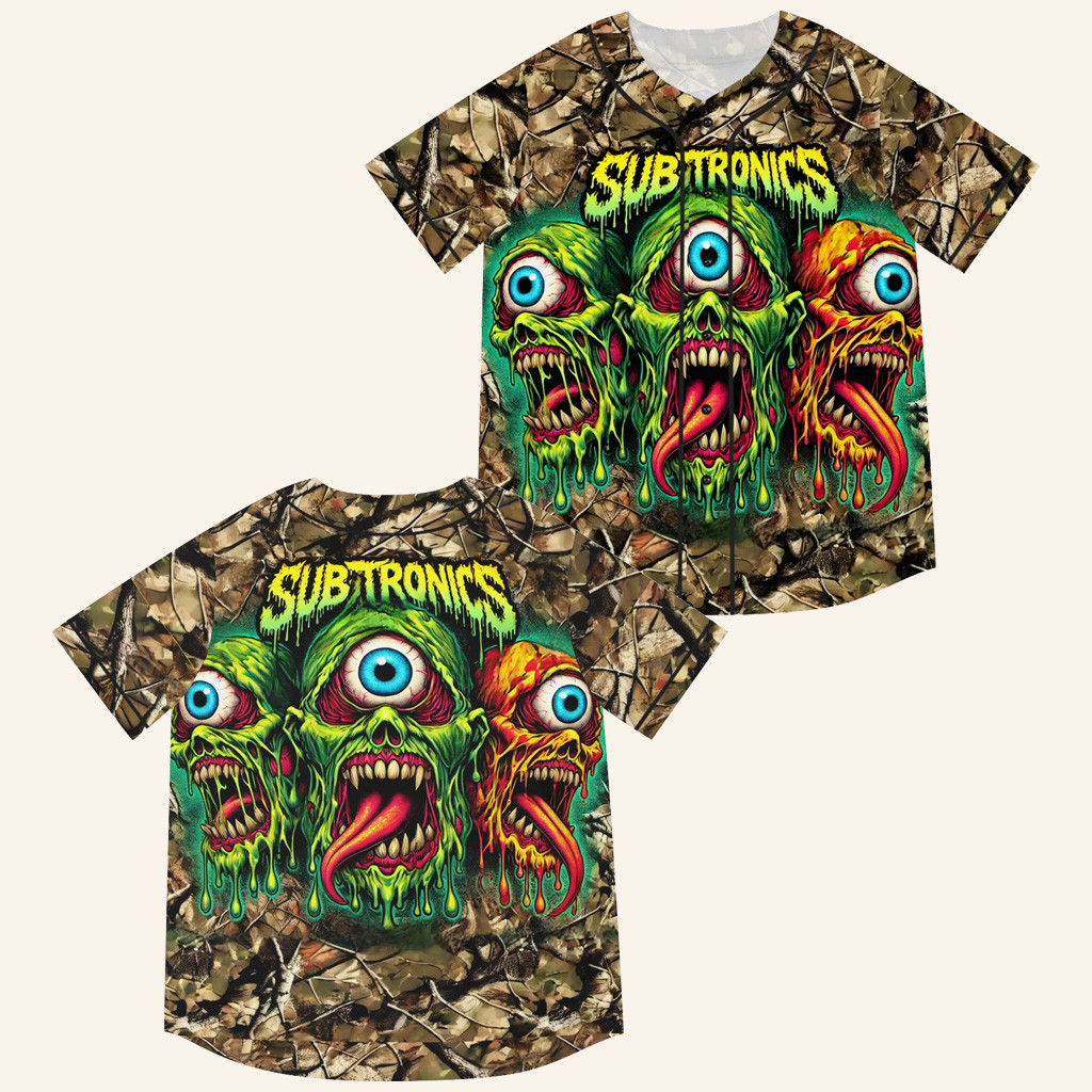 Subtronics Merch Camo Subtronics Jersey Rave Jersey Christmas Gifts For Boyfriend