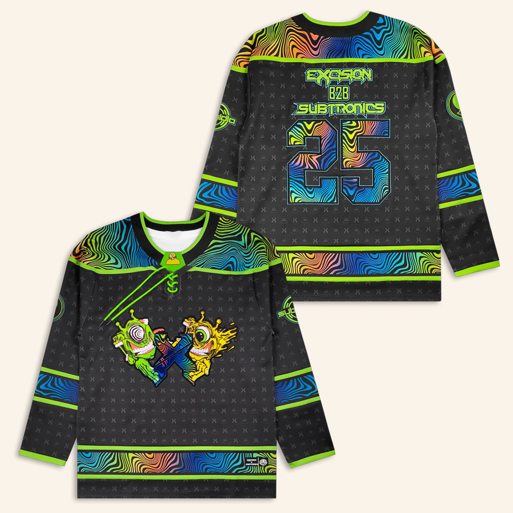 Subtronics Merch Excision B2B Subtronics Hockey Jersey Birthday Ideas For Husband
