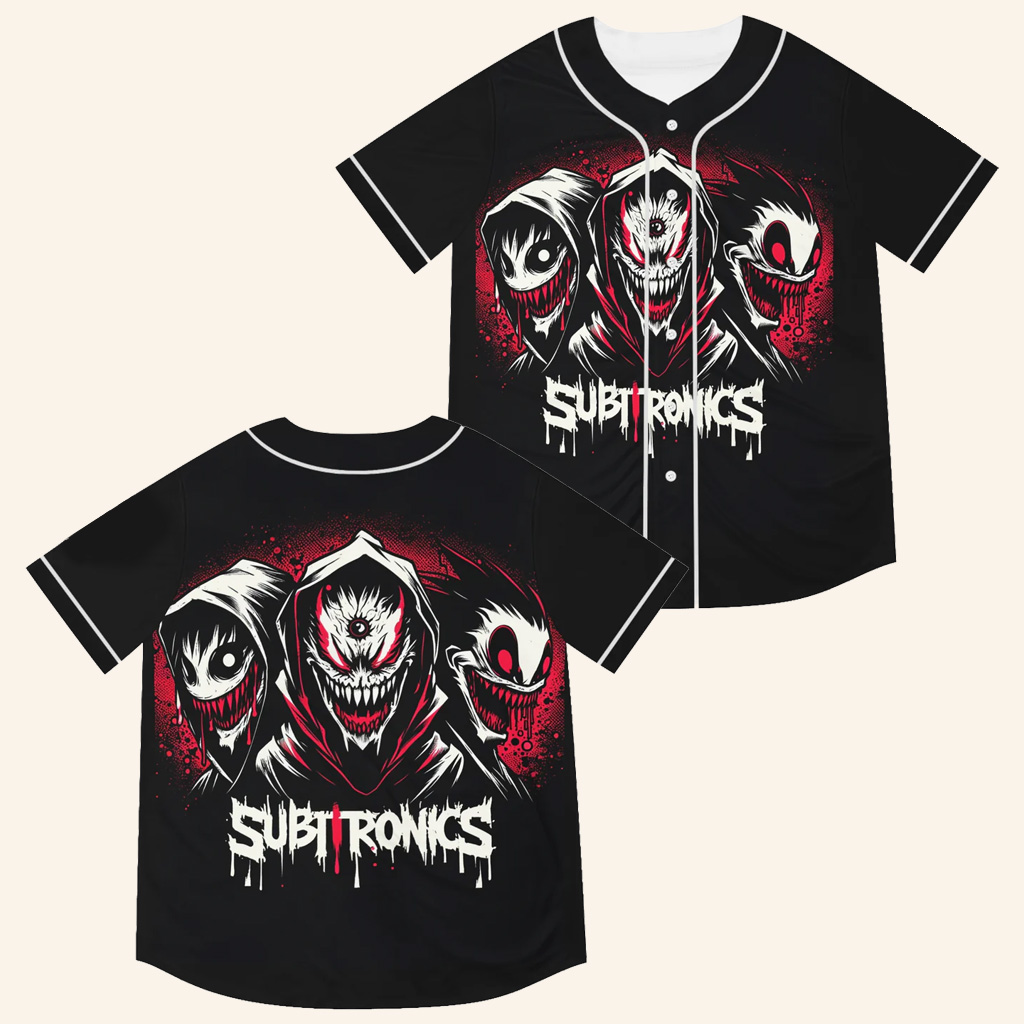 Subtronics Merch Subtronics Baseball Jersey EDM Jersey Rave Apparel Gifts For Brother