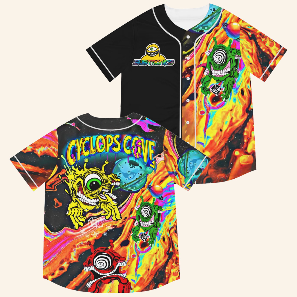 Subtronics Merch Subtronics Jersey Trippy Cyclops Army Jersey Christmas Presents For Him