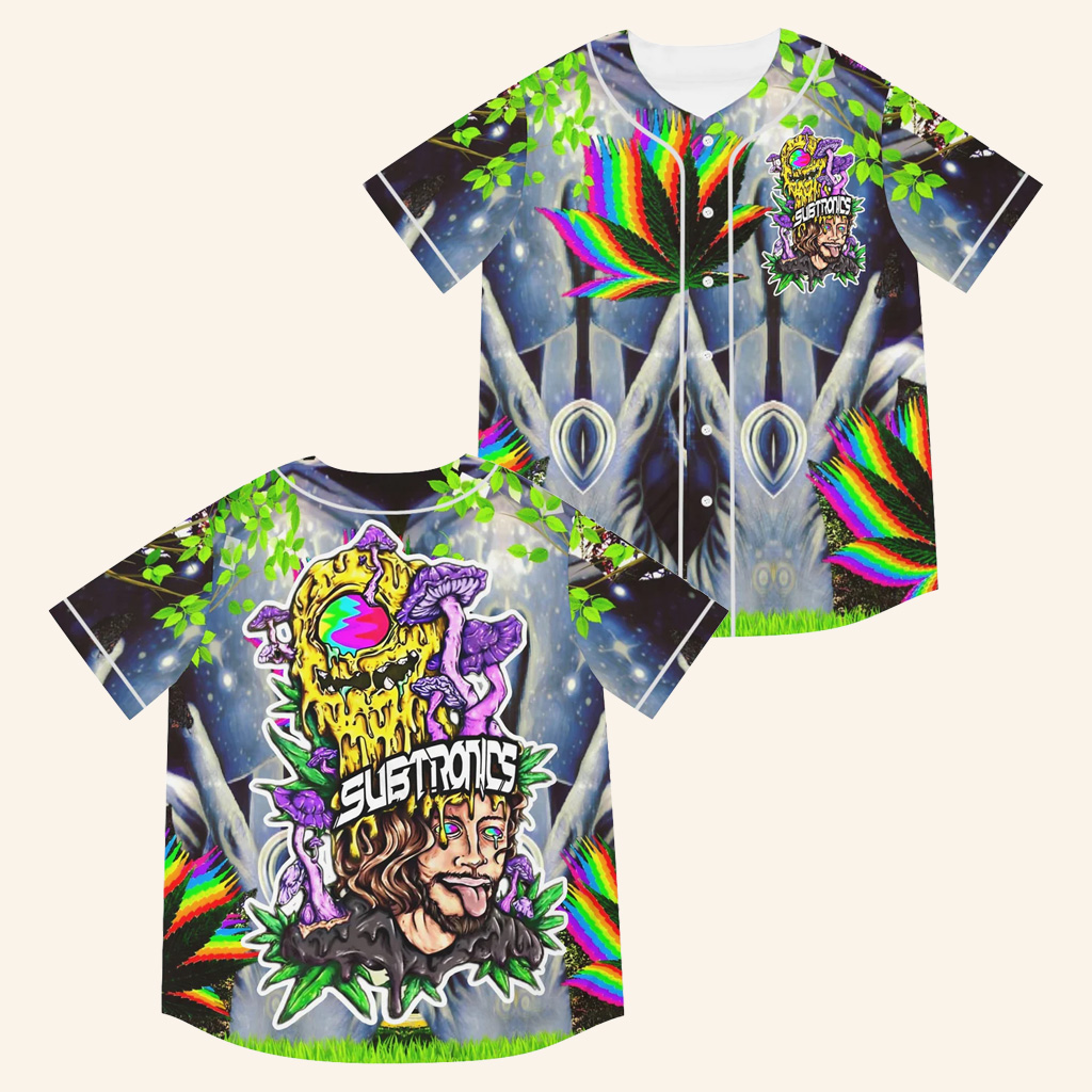 Subtronics Merch Subtronics Jersey Trippy Herbs Jersey Christmas Presents For Son