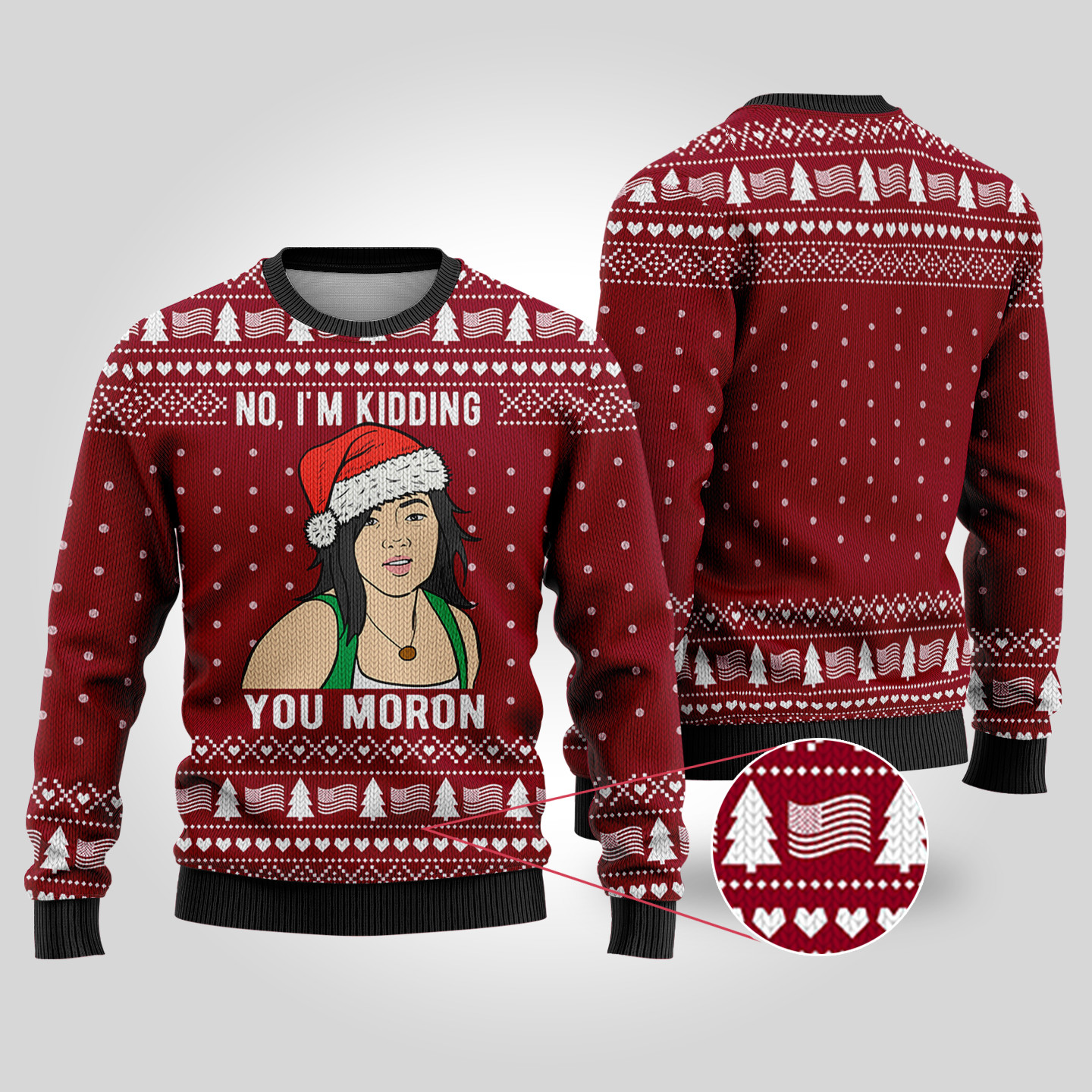 Sue Gran Torino Ugly Christmas Sweater Cardinal Red Holiday Merch That Makes a Perfect Christmas Gift