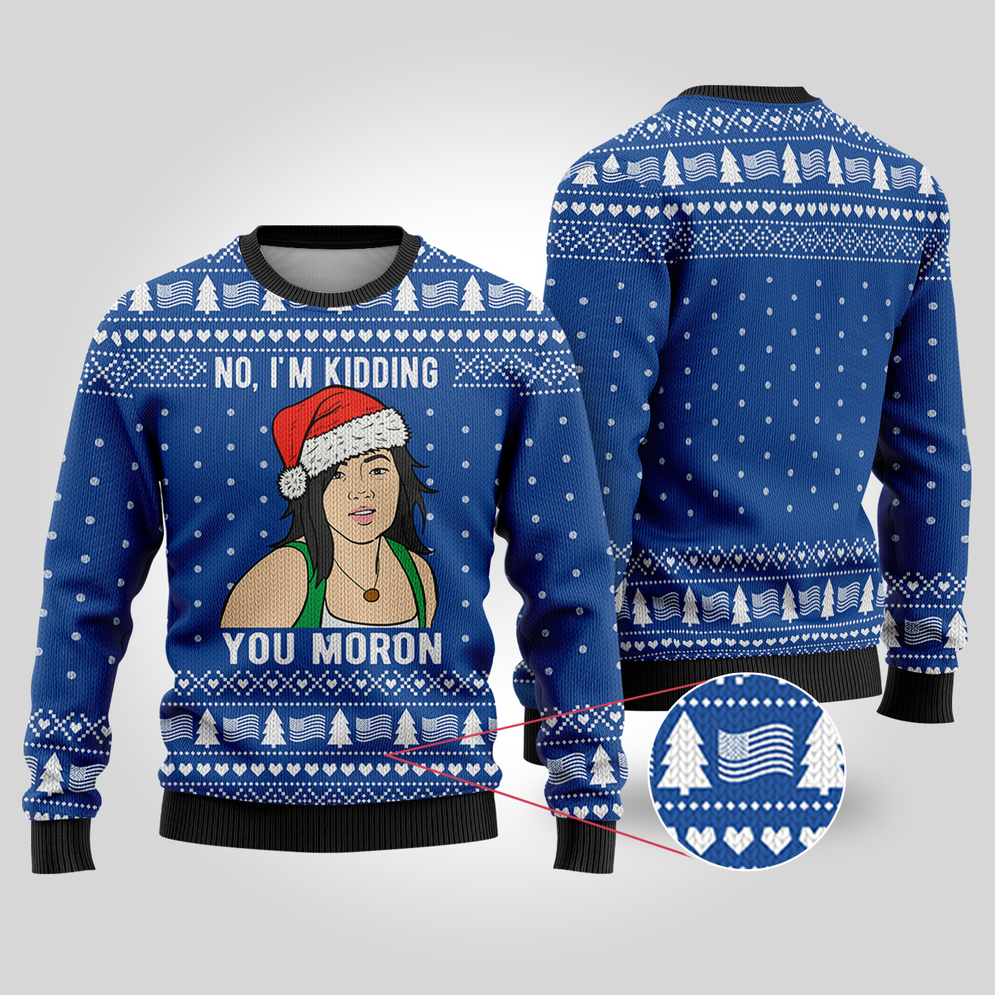 Sue Gran Torino Ugly Christmas Sweater Royal Unique Holiday Merch Gift for Home and Family