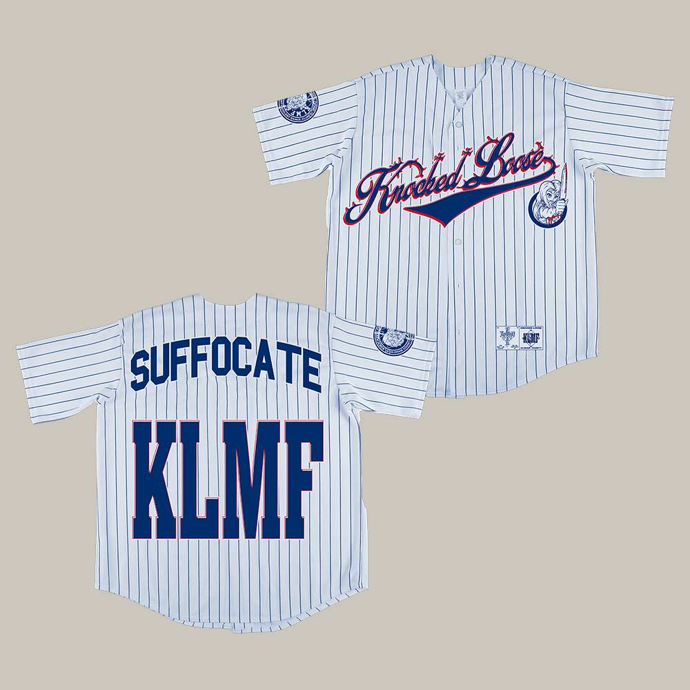 Suffocate Klmf Knocked Loose Jersey Knocked Loose Clothes Gift Ideas For Metalcore Music Fans