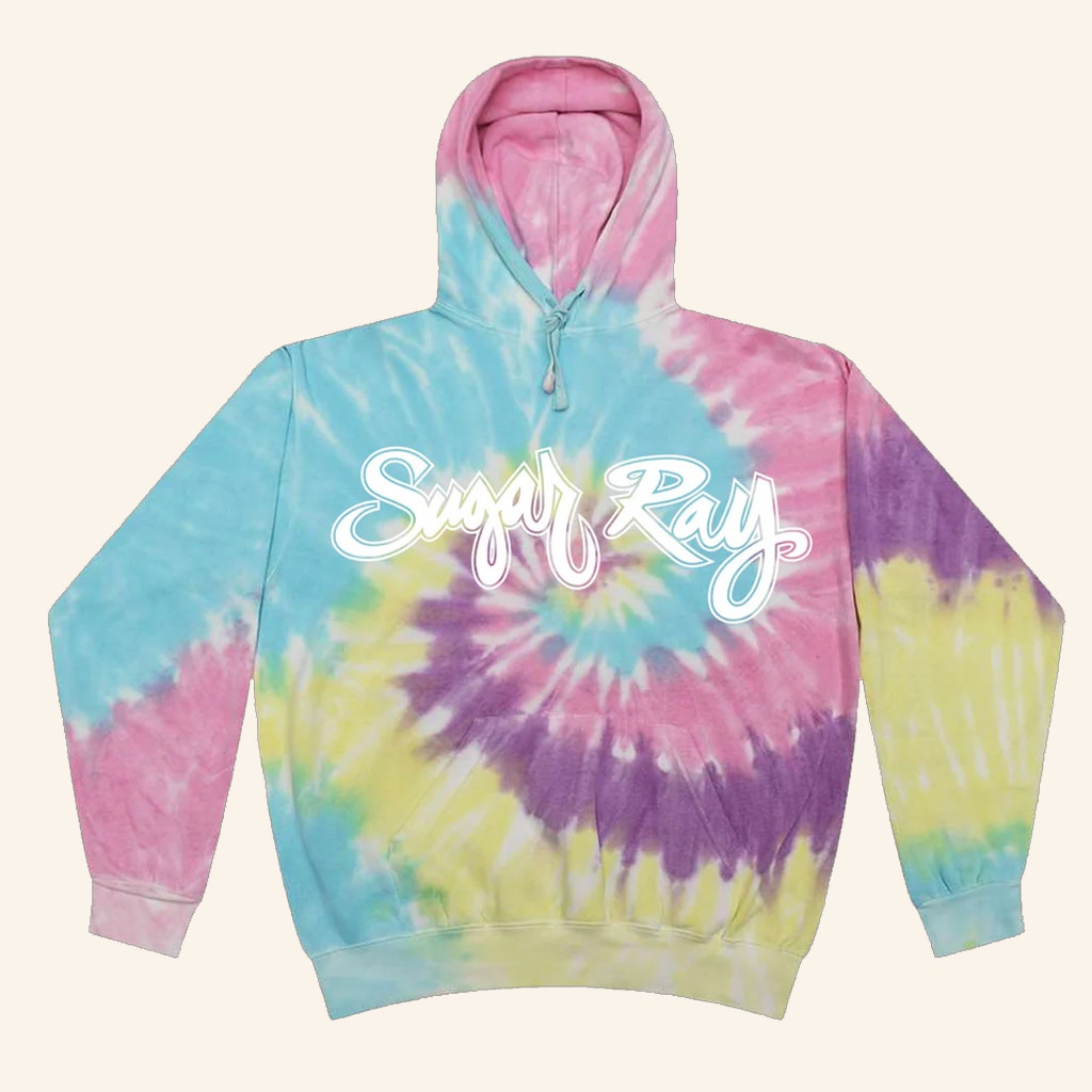 Sugar Ray Merch Logo Tie Dye Hoodie Sugar Ray Hoodie Best Gifts For Rock Fans