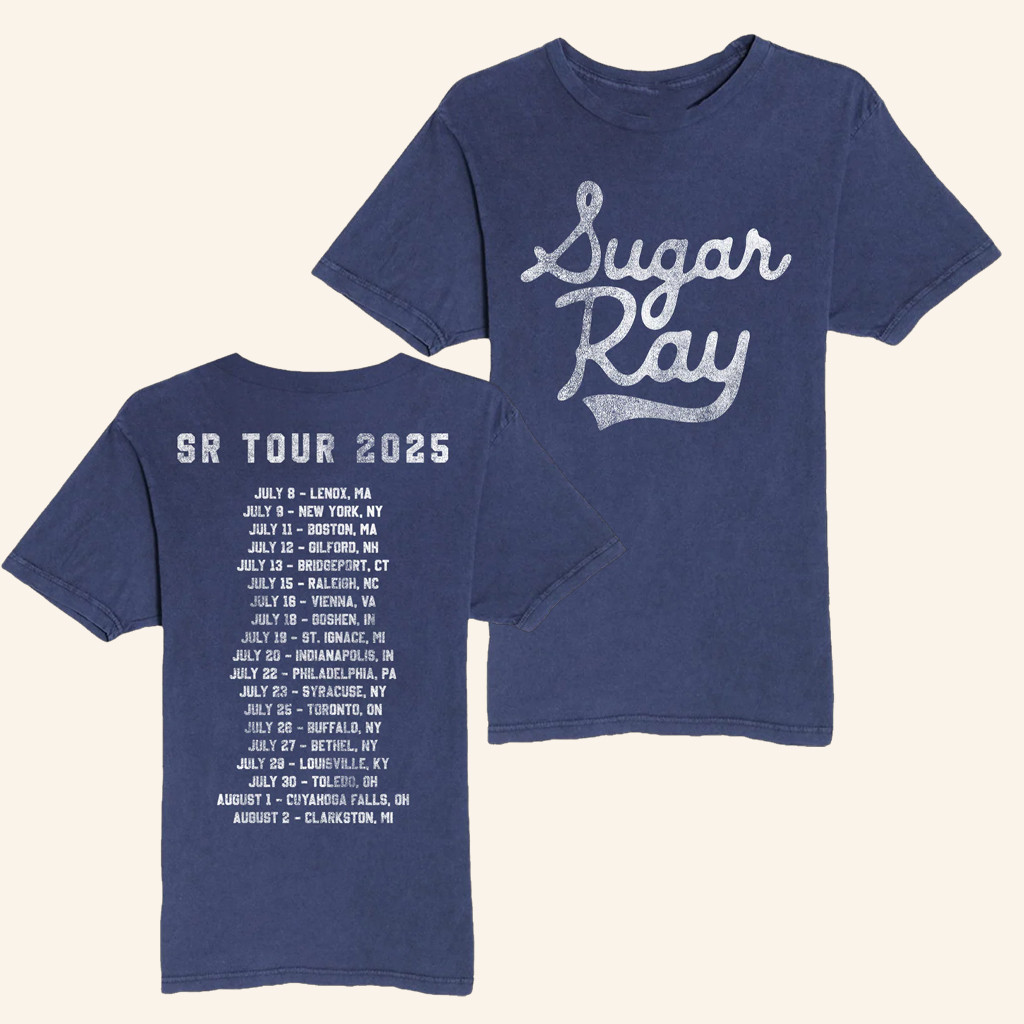 Sugar Ray Merch SR Tour 2025 T-Shirt Best Gifts For Rock Fans