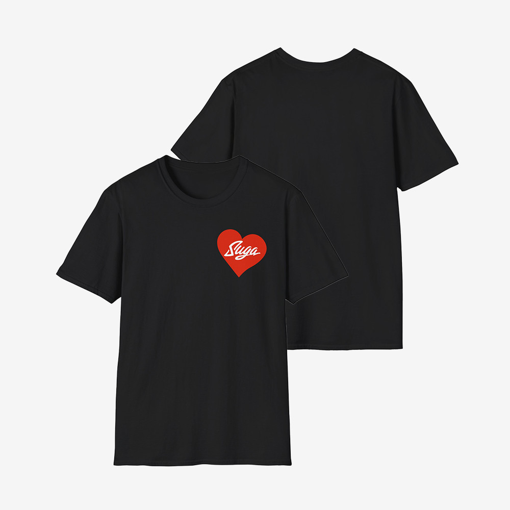 Sugar Sean Heart Graphic T-Shirt Martial Themed Sugar Sean Clothing Cool Gift For Him