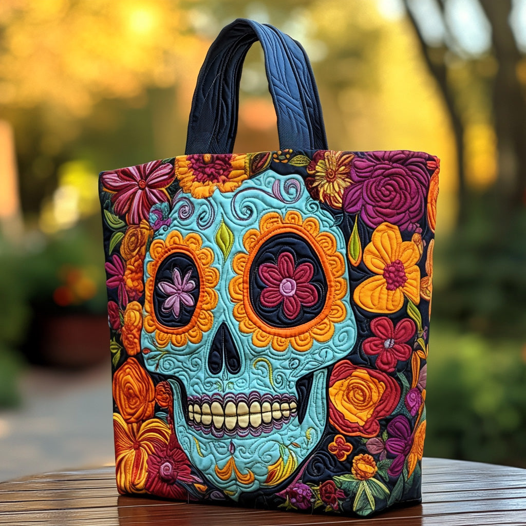 Sugar Skull Spirits Quilted Tote Bag Things To Get Your Girlfriend For Christmas