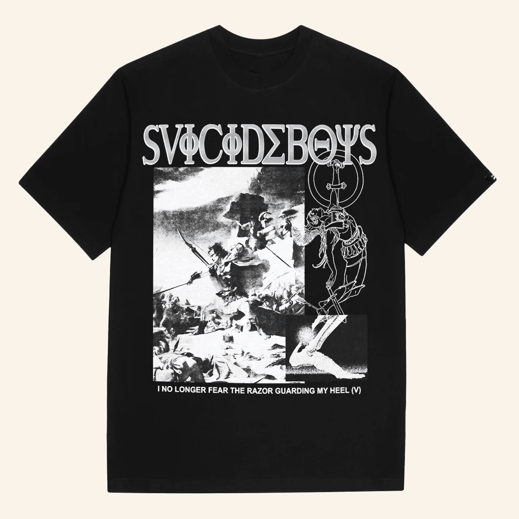 Suicide Boys Merch G59 Achilles Black T-Shirt SuicideBoys Shirt Gifts For Fans Suicide Boys Merch G59 Achilles Black T-Shirt SuicideBoys Shirt Gifts For Fans
