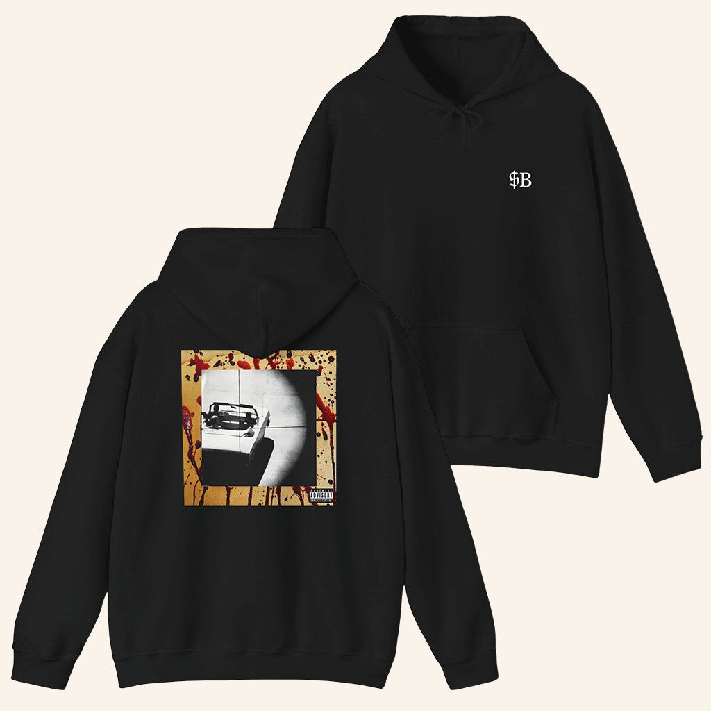 Suicide Boys Merch Hoodie KILL YOURSELF Part XVI The Faded Stains Saga Album Cover Hoodie Suicide Boys Merch Hoodie KILL YOURSELF Part XVI The Faded Stains Saga Album Cover Hoodie