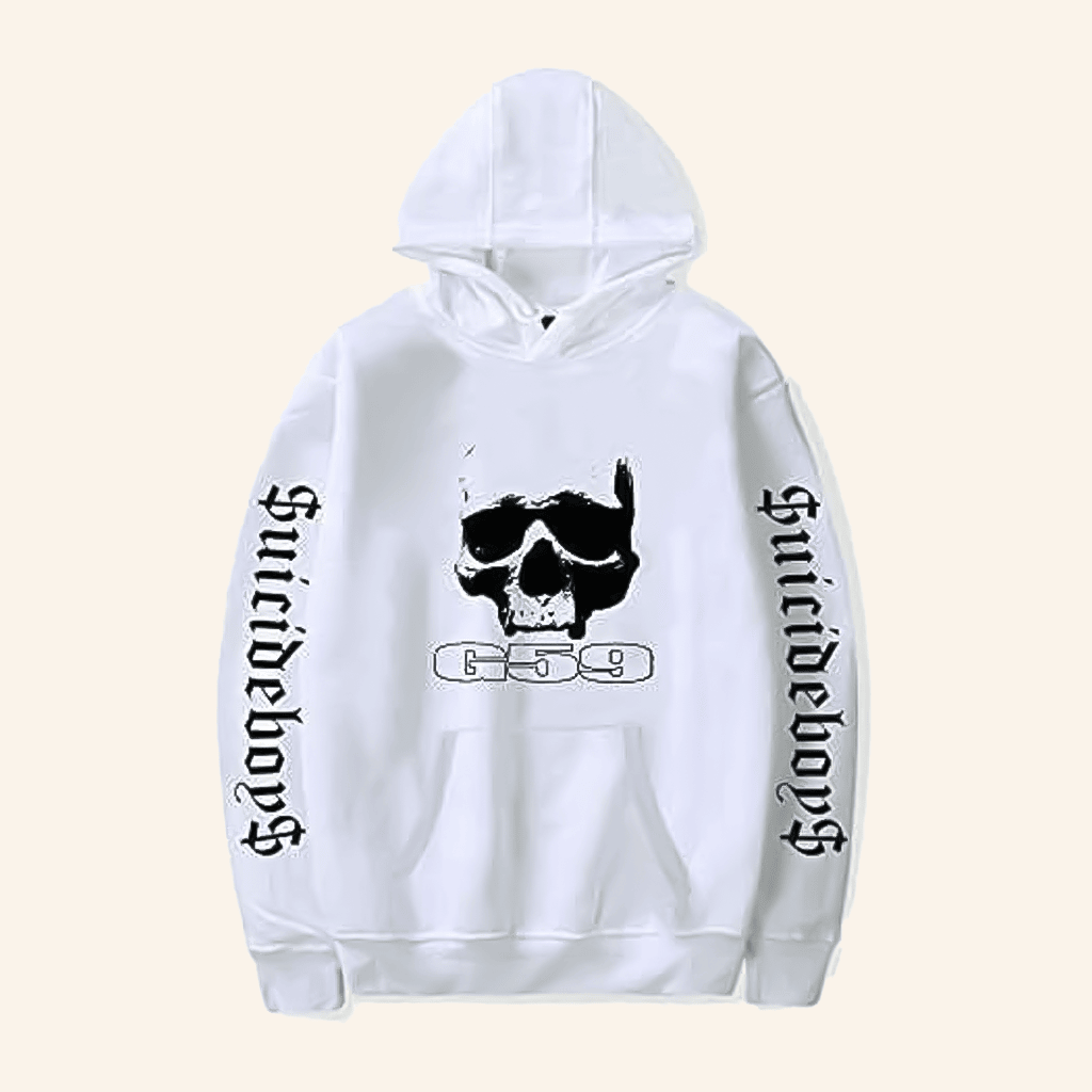 Suicide Boys Merch White Skull G59 Hoodie SuicideBoys Hoodie Gifts For Best Friends Suicide Boys Merch White Skull G59 Hoodie SuicideBoys Hoodie Gifts For Best Friends