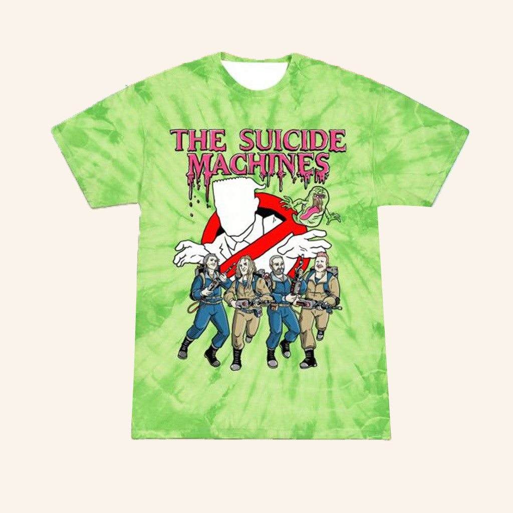 Suicide Machines Detroit Merch Ghostbusters Tie Dye T-Shirt Gifts For Dudes Suicide Machines Detroit Merch Ghostbusters Tie Dye T-Shirt Gifts For Dudes