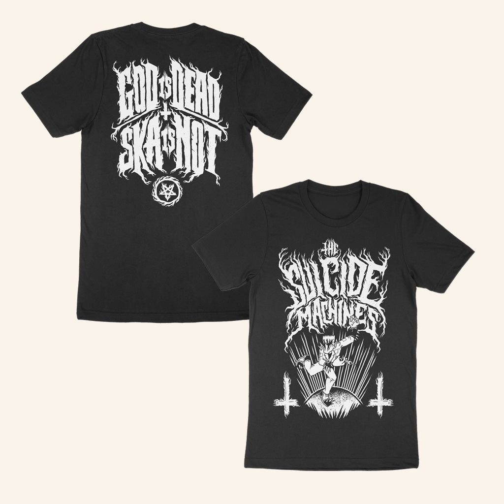 Suicide Machines Detroit Merch God Is Dead X Ska Is Not T-Shirt Him Gifts Suicide Machines Detroit Merch God Is Dead X Ska Is Not T-Shirt Him Gifts