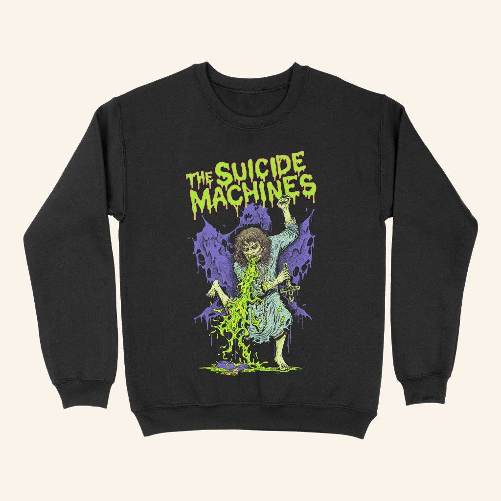 Suicide Machines Detroit Merch Skanking Regan Crewneck Sweatshirt Gifts For Him Suicide Machines Detroit Merch Skanking Regan Crewneck Sweatshirt Gifts For Him