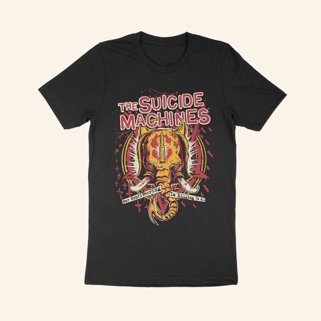 Suicide Machines Detroit Merch War Profiteering Is Killing Us All T-Shirt Gifts For Son Suicide Machines Detroit Merch War Profiteering Is Killing Us All T-Shirt Gifts For Son