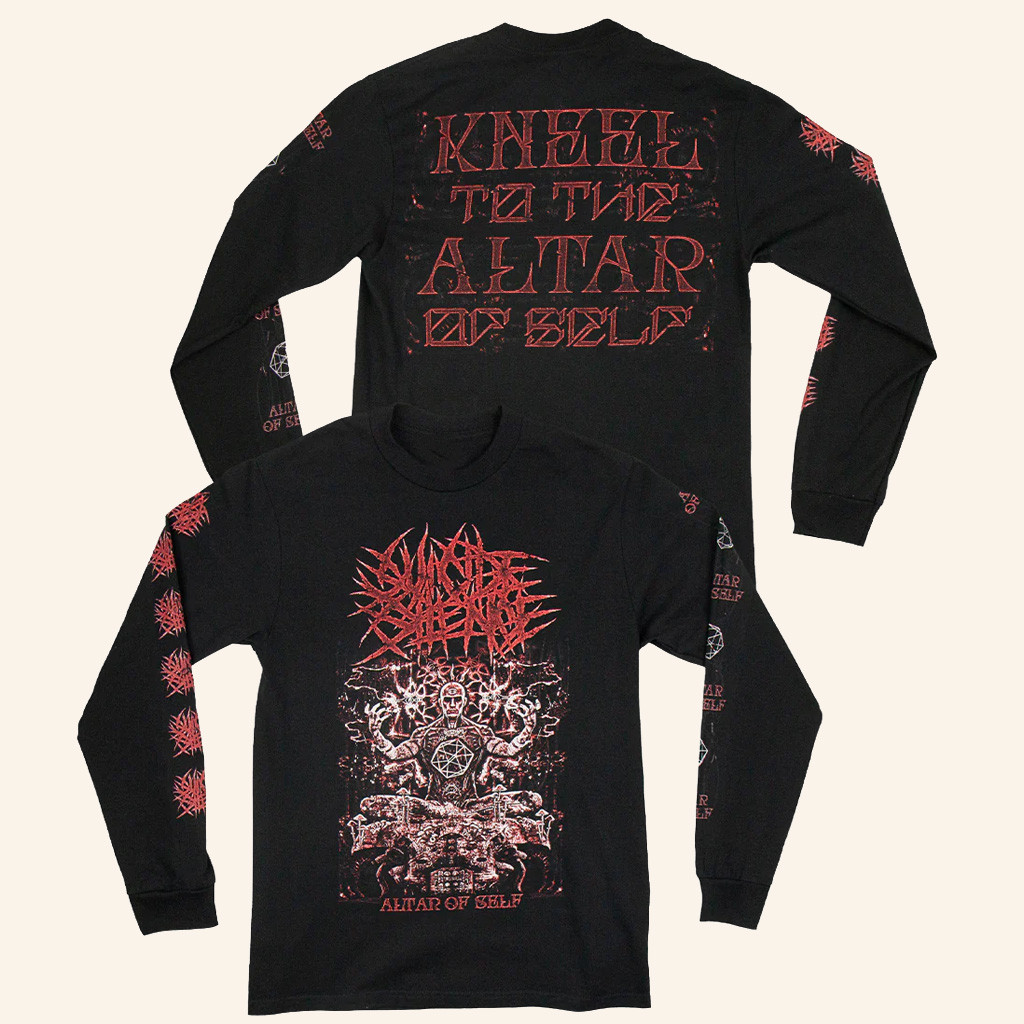 Suicide Silence Merch Suicide Silence Altar Of Self Long Sleeve Shirt Gifts For Fans Suicide Silence Merch Suicide Silence Altar Of Self Long Sleeve Shirt Gifts For Fans