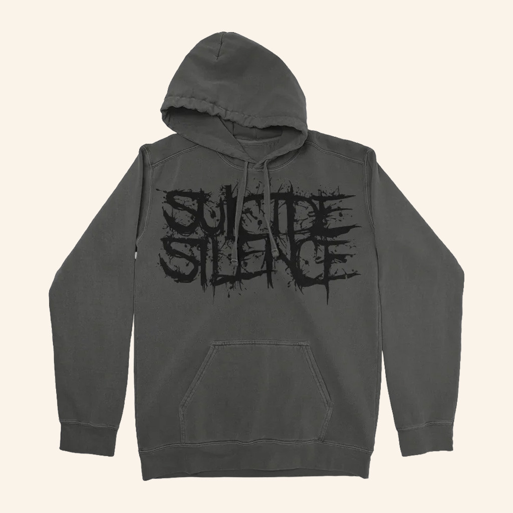 Suicide Silence Merch Suicide Silence Black Logo Hoodie Gift Ideas For Husband