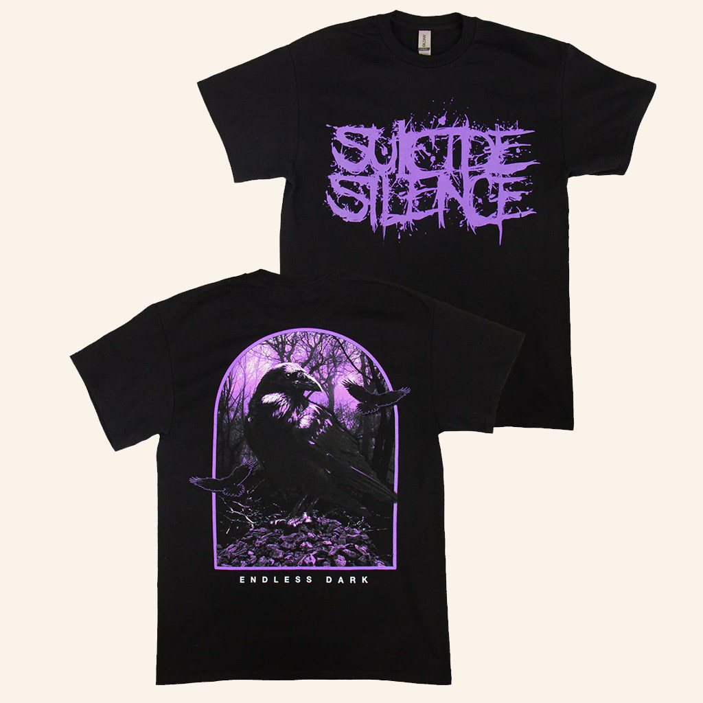 Suicide Silence Merch Suicide Silence Crow Shirt Present For Dad