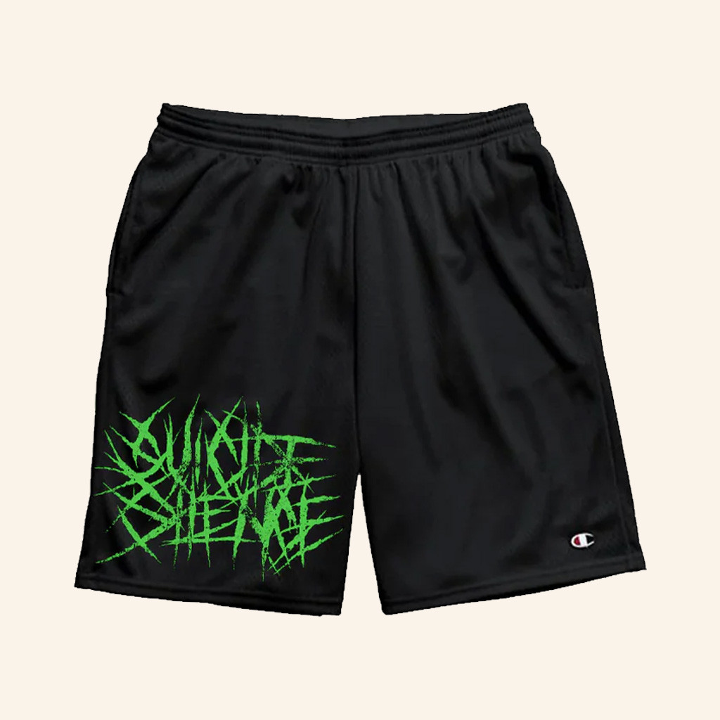 Suicide Silence Merch Suicide Silence OG Logo Champion Shorts Good Gifts For Boyfriend
