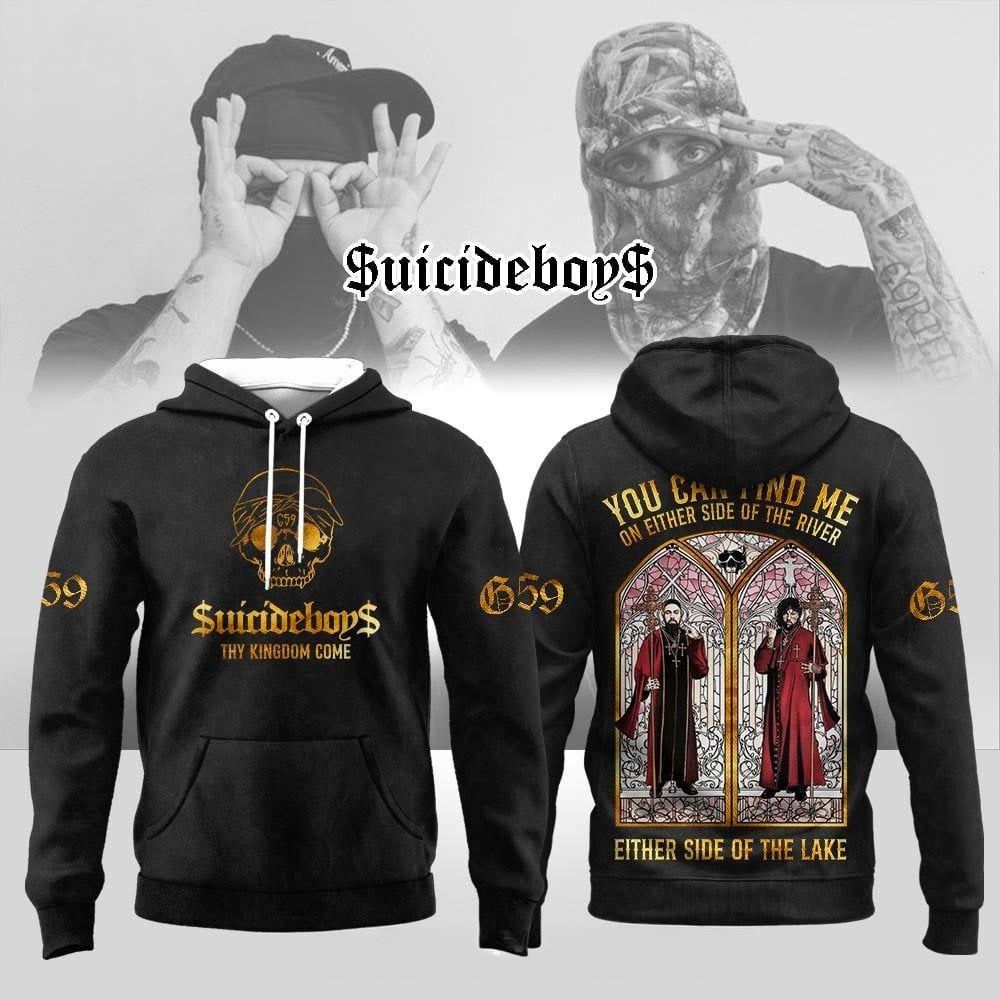 SuicideboyS Thy Kingdom Come Hoodie SuicideboyS Merch Gifts For Hip hop Fans