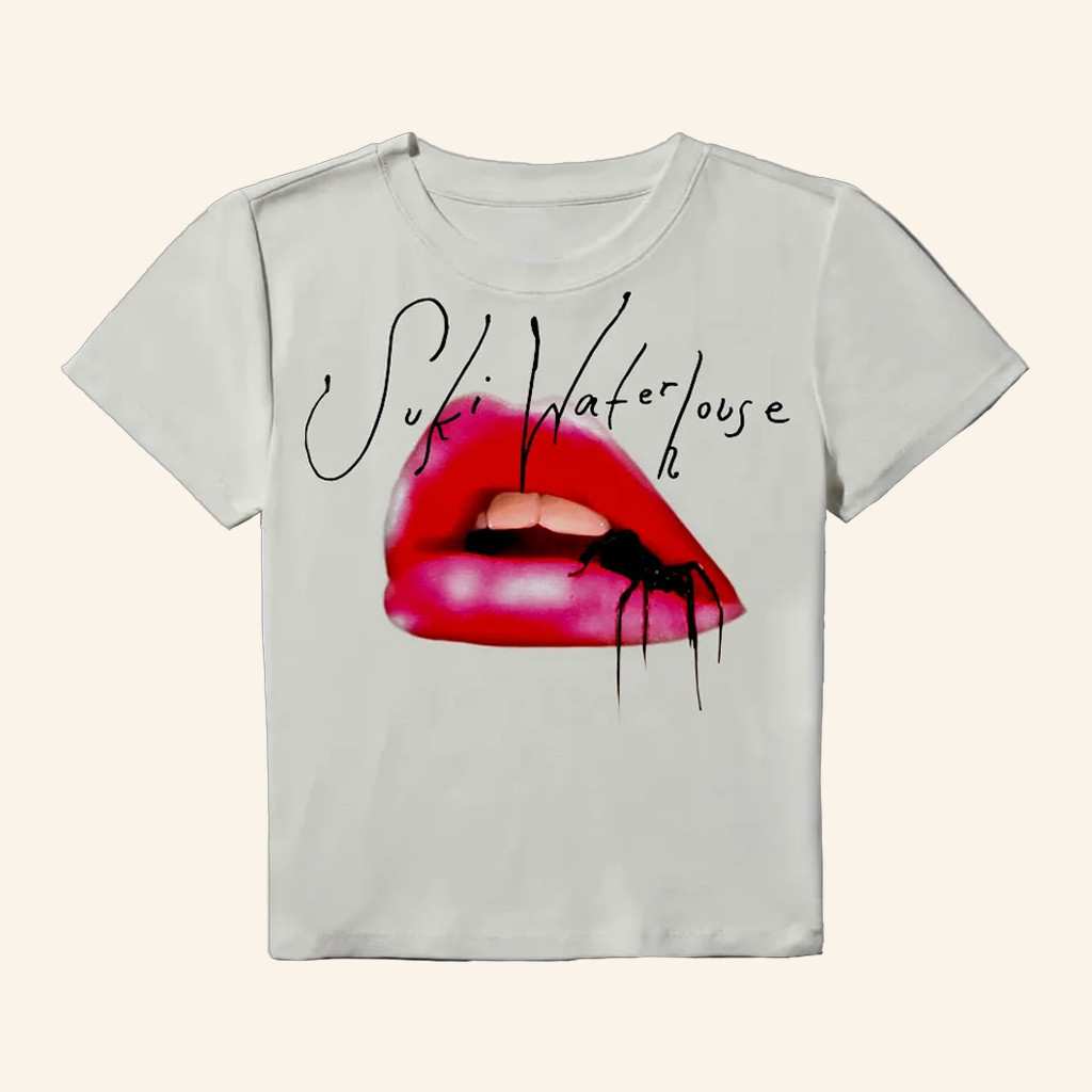 Suki Waterhouse Merch Spider Baby Tee Christmas Gifts For Sister