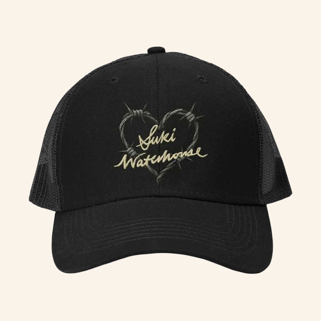 Suki Waterhouse Merch Suki Waterhouse Tour 2025 Embroidered Trucker Hat Gifts For Her