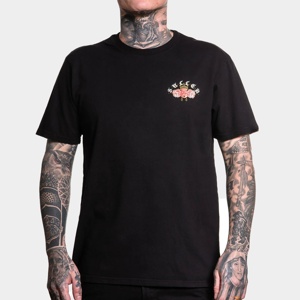 Sullen Clothing Merch Consecrated T-Shirt Rose And Skull Sullen Shirt Birthday Gift For Father