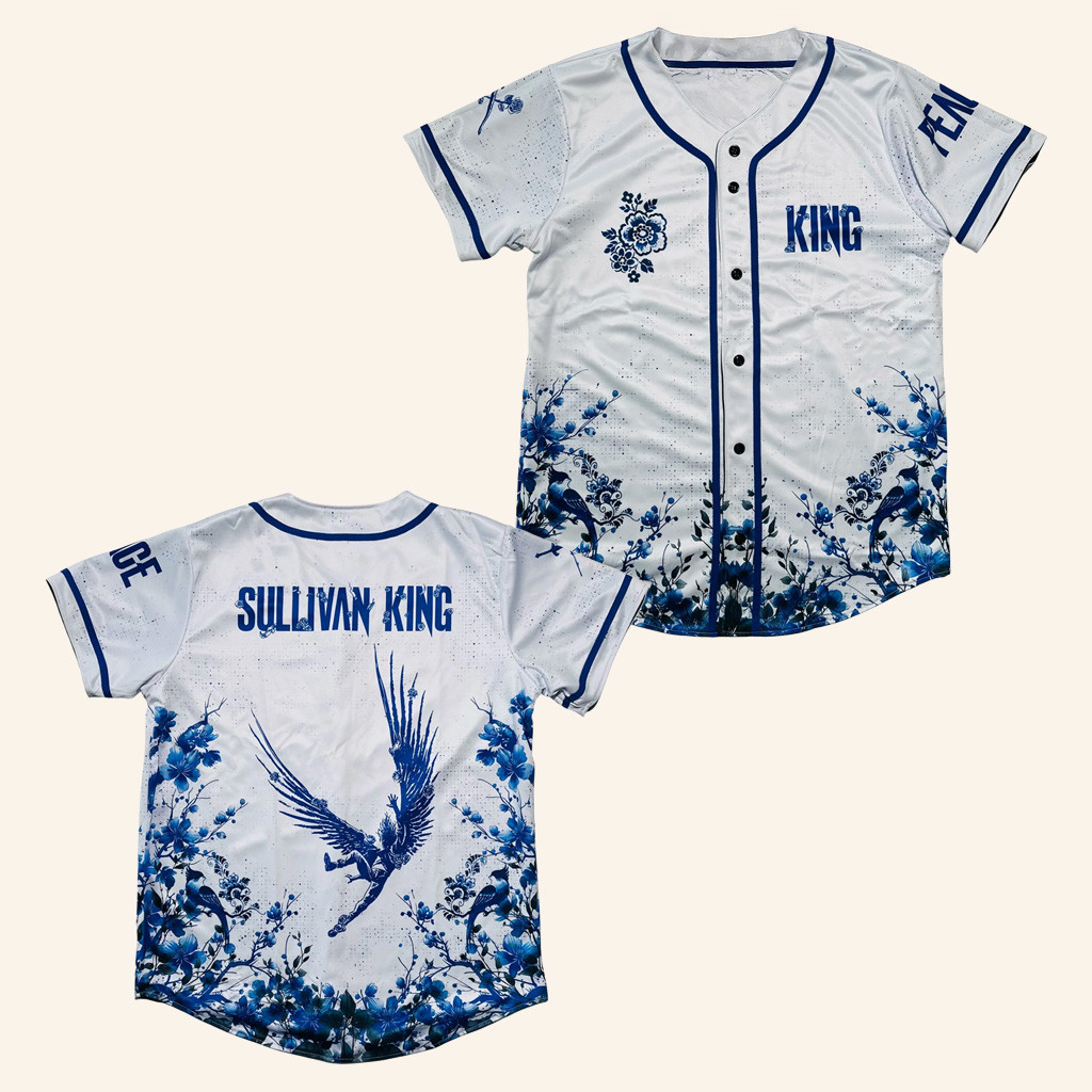 Sullivan King Merch Chaos Will Bring Peace Baseball Jersey Present For Husband