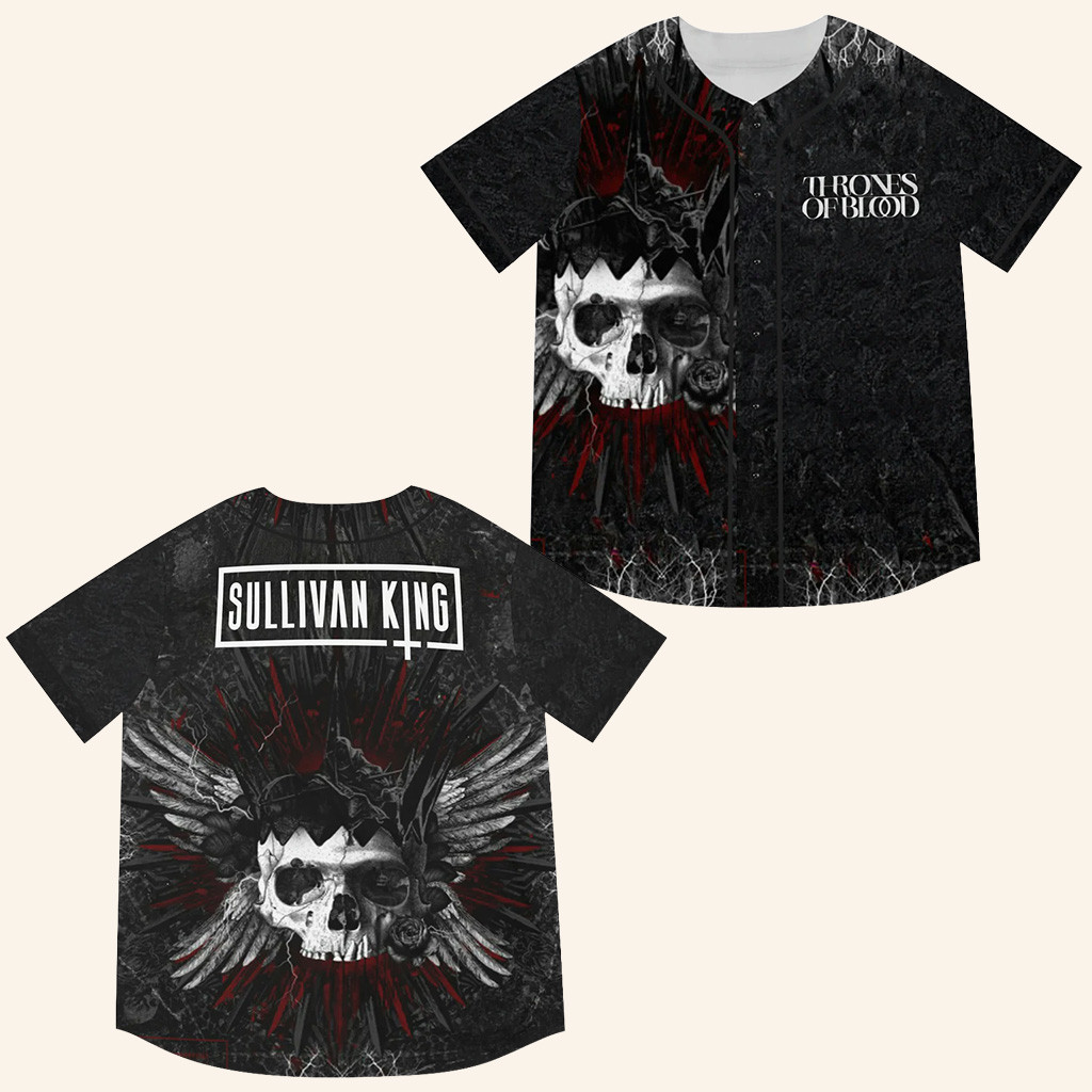 Sullivan King Thrones Of Blood Jersey EDC Lost Lands Jersey EDM Apparel Sullivan King Merch