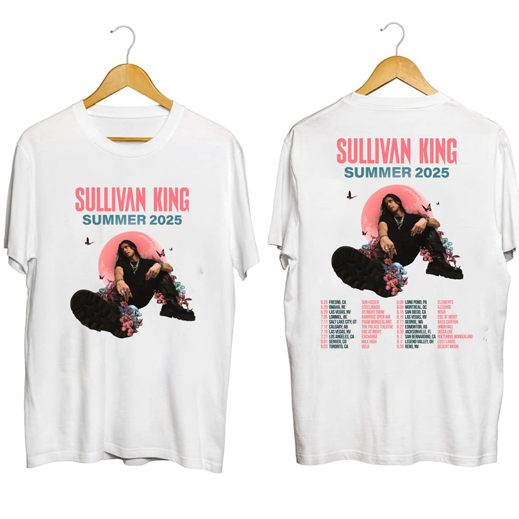 Sullivan King Tour 2025 Shirt Sullivan King Merch Best Gifts For DJ Fans