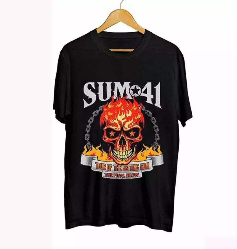 Sum 41 Band 2024 2025 Tour Of The Setting Sum T-Shirt Gift For Fans