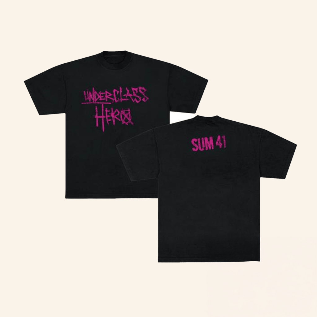 Sum 41 Merch Underclass Hero Anniversary Logo T-Shirt Gift Ideas For Husband Sum 41 Merch Underclass Hero Anniversary Logo T-Shirt Gift Ideas For Husband