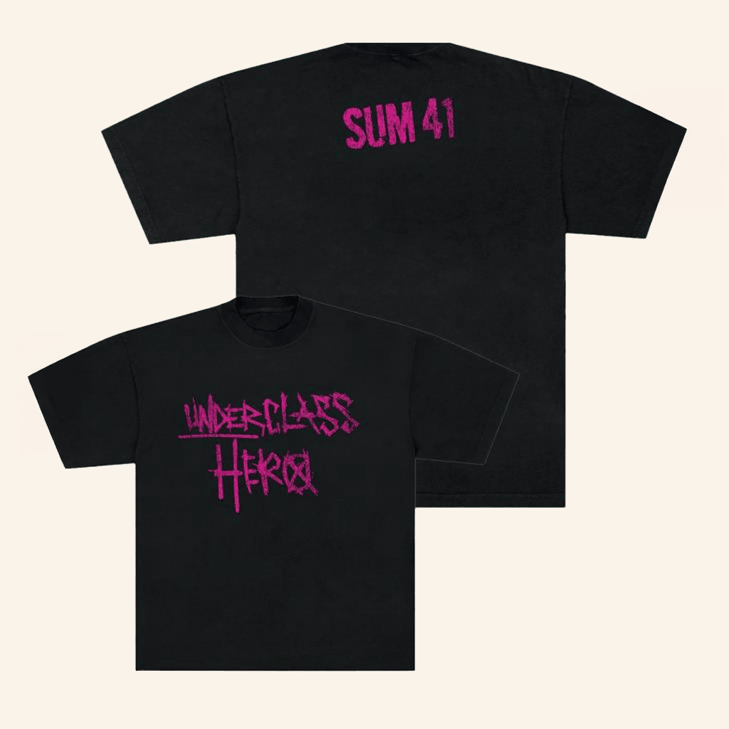 Sum 41 Merch Underclass Hero Anniversary Logo T-Shirt Gifts For Her