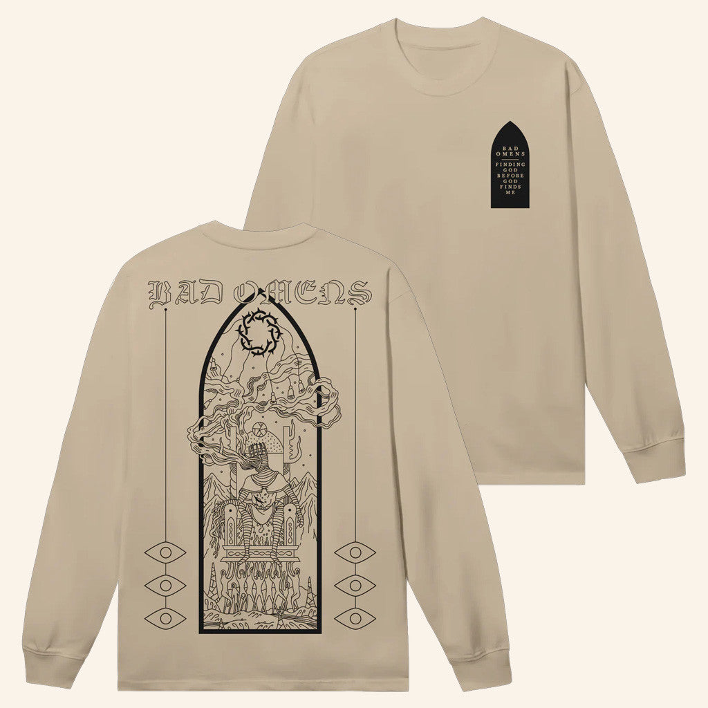 Sumerian Records Merch Bad Omens Dethrone Long Sleeve T-Shirt Gifts For Him Sumerian Records Merch Bad Omens Dethrone Long Sleeve T-Shirt Gifts For Him