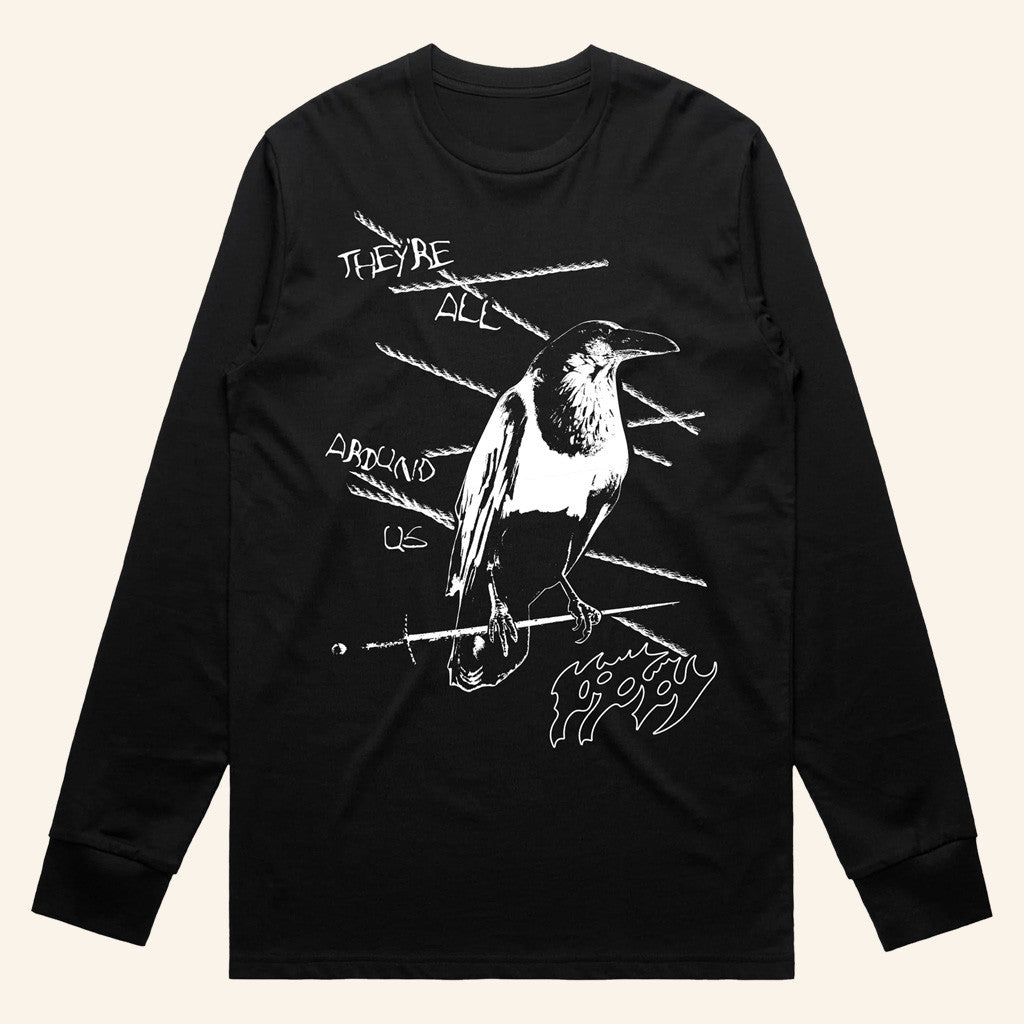 Sumerian Records Merch Poppy They're All Around Us Long Sleeve T-Shirt Gifts For Husband