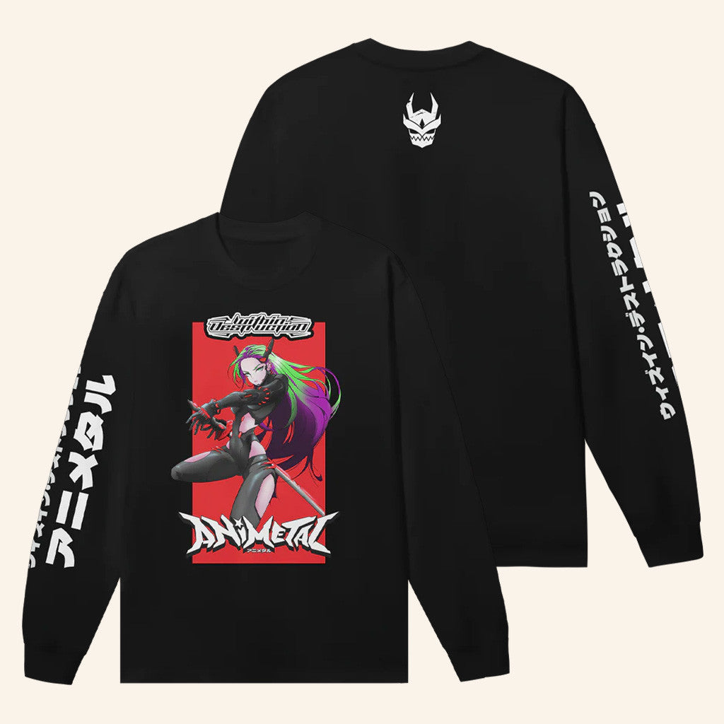 Sumerian Records Merch Within Destruction Cybergirl Long Sleeve T-Shirt Gifts For Boyfriend Sumerian Records Merch Within Destruction Cybergirl Long Sleeve T-Shirt Gifts For Boyfriend
