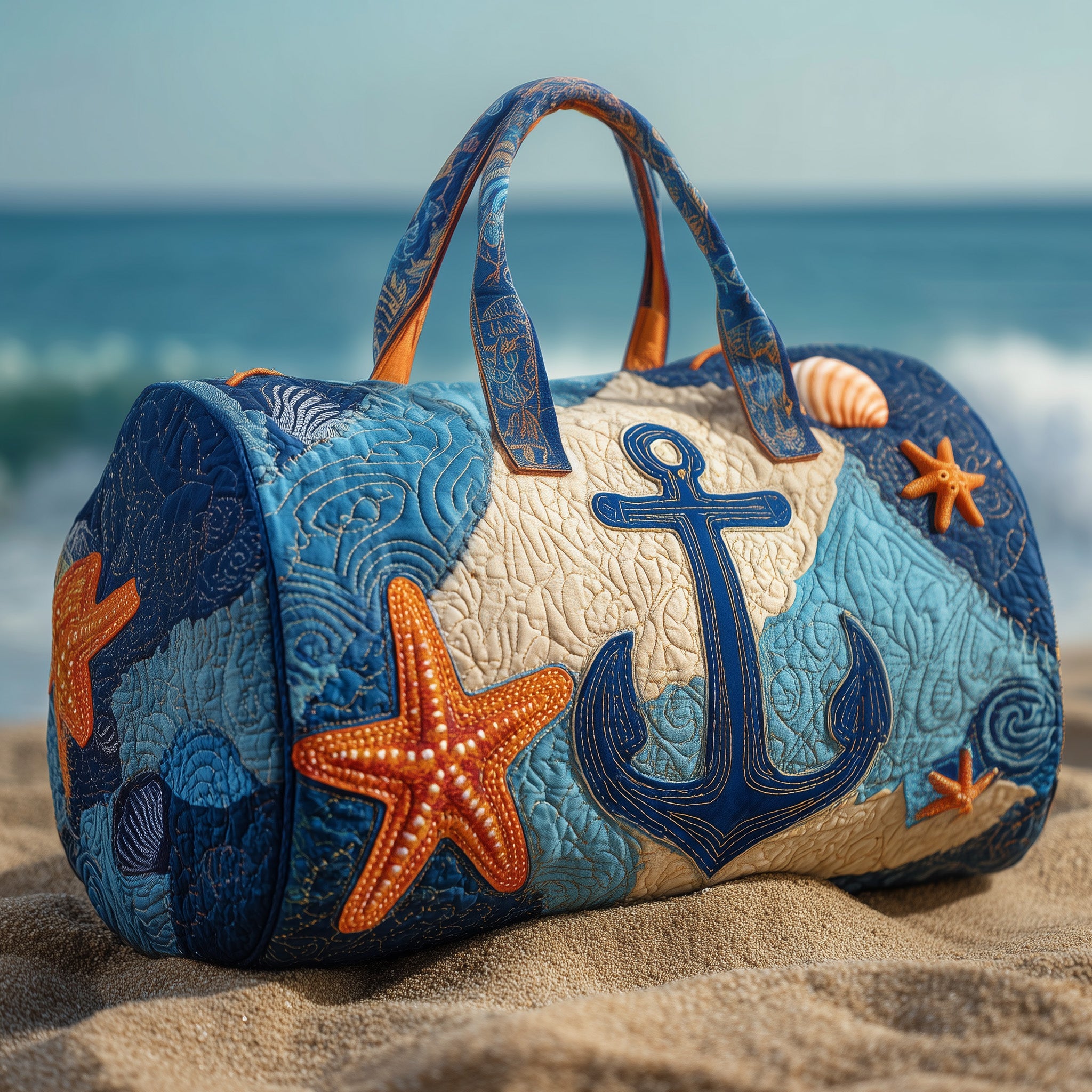 Summer Anchor Quilted Duffle Bag Practical And Versatile