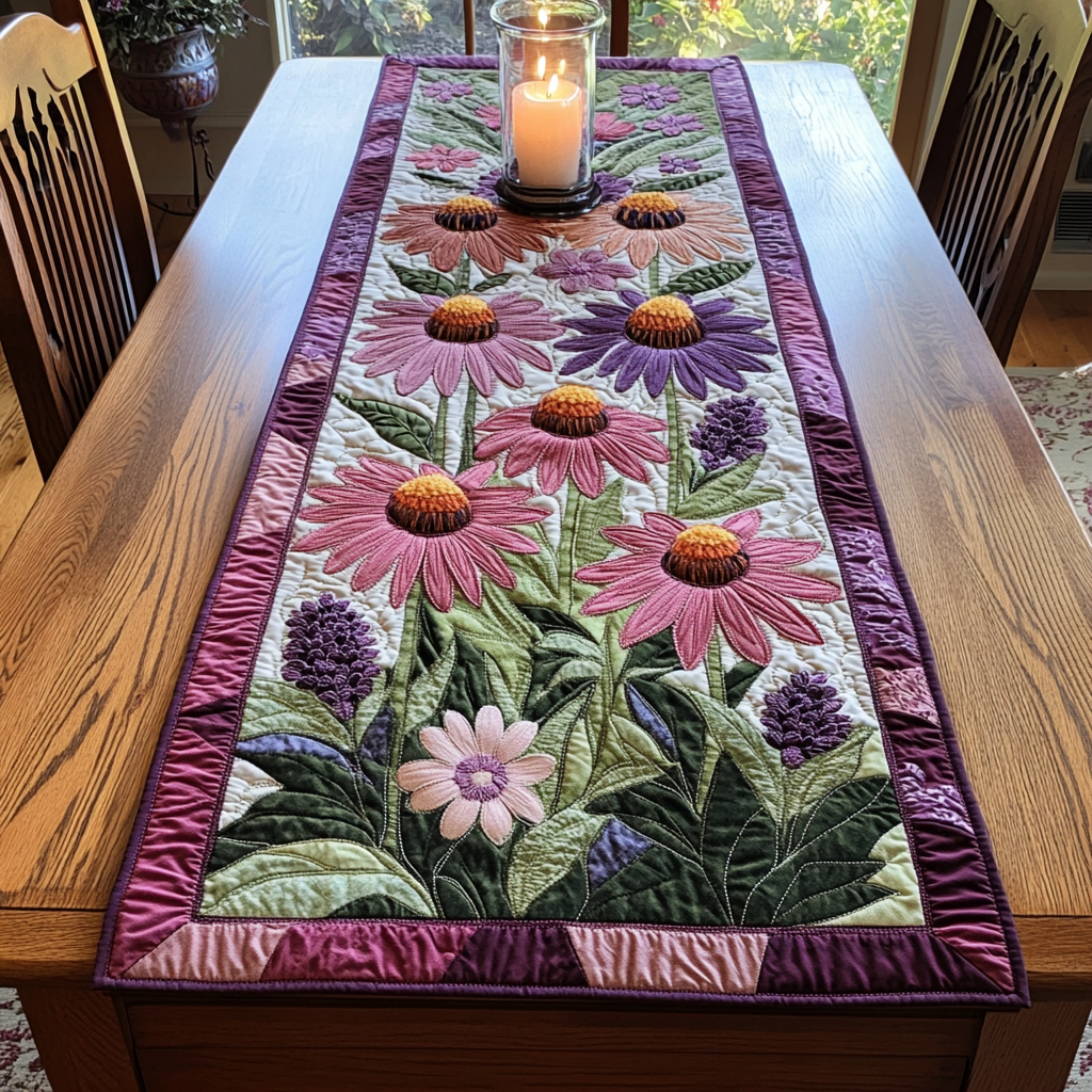 Summer Breeze Quilted Table Runner Dining Table Ideas Gifts For The Flower Lover