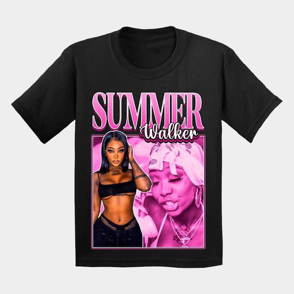 Summer Walker Merch Summer Walker Singer Vintage Black T-Shirt Cool Gifts For Music Lovers