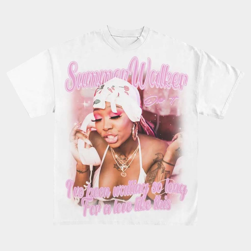 Summer Walker Merch Vintage Pink Summer Walker Shirt Music Lover Gifts For Her