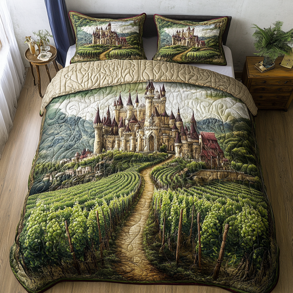 Summit Serenity Quilted Bedding Set Perfect Bedroom Gift Set to Show You Care