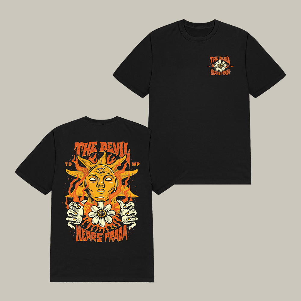 Sun And Flower The Devil Wears Prada T-Shirt Metalcore Music Merch Fan Gift For Him