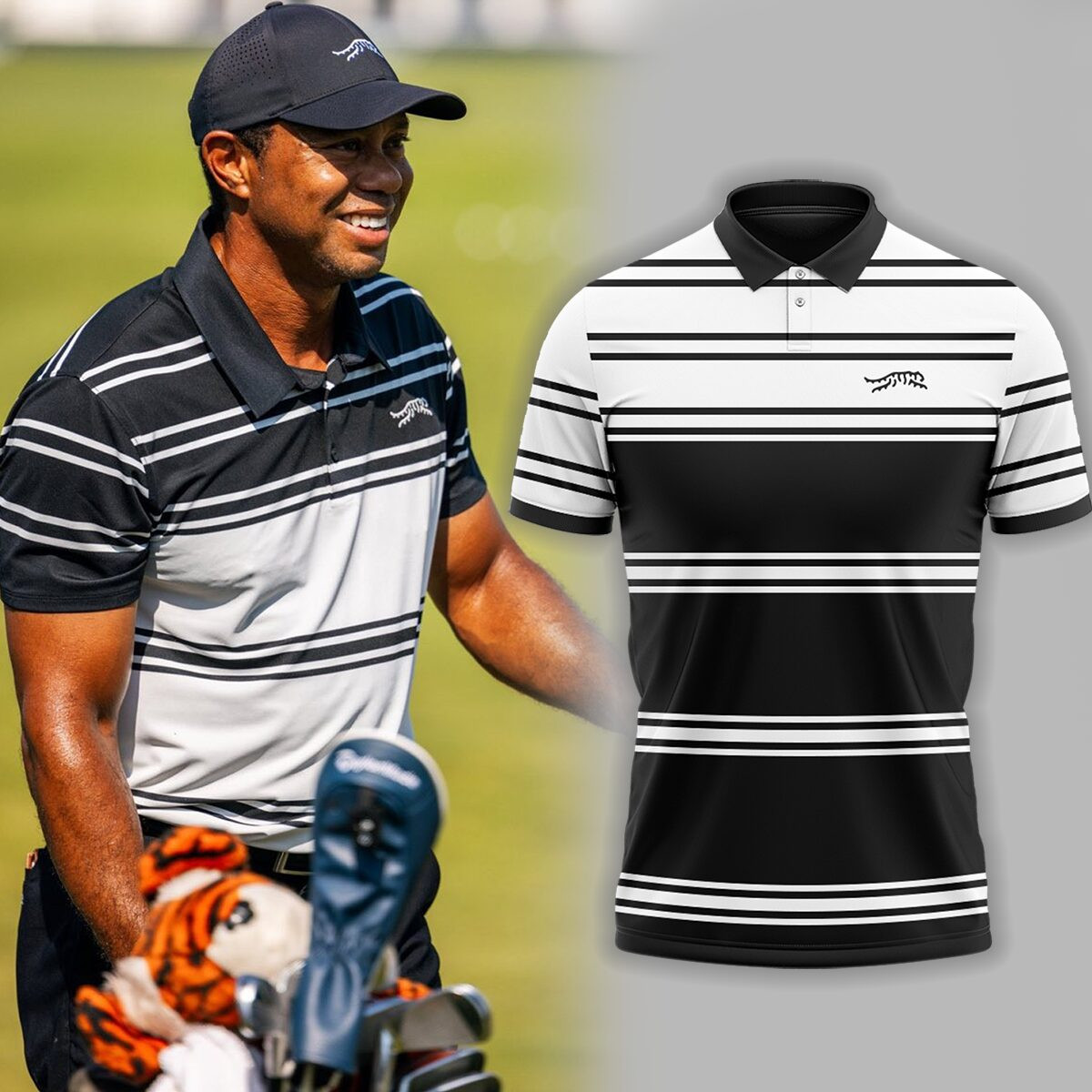 Sun Day Red 1991 Retro Black Polo Shirt For Men 2025 Golf Lovers Gifts