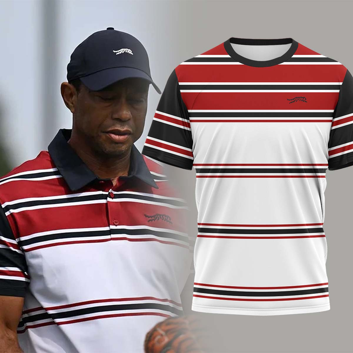 Sun Day Red x Tiger Woods Milled Goft T-Shirt Gift Ideas For Golfers