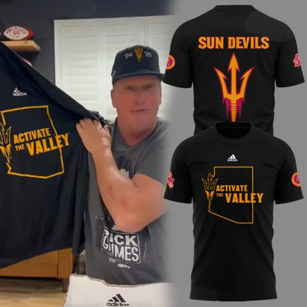Sun Devil Activate The Valley T-Shirt Best Gift For Football Lovers