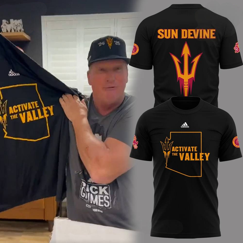 Sun Devils ACTIVATE THE VALLEY 2025 Shirt Presents For Football Lovers